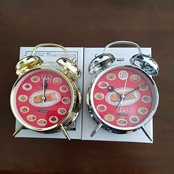 餃子の王将 目覚まし時計 Amazon.co.jp: 餃子の王将 目覚まし時計 ゴールド シルバー 2個セット